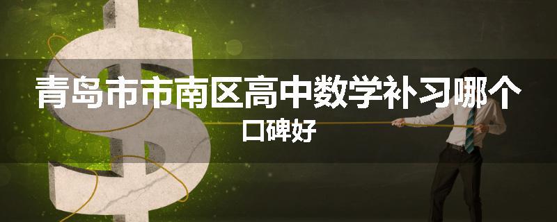 青岛市市南区高中数学补习哪个口碑好