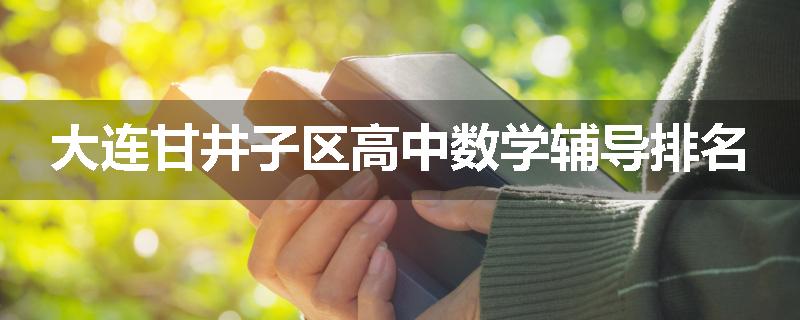 大连甘井子区高中数学辅导排名