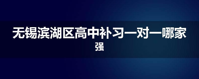 无锡滨湖区高中补习一对一哪家强