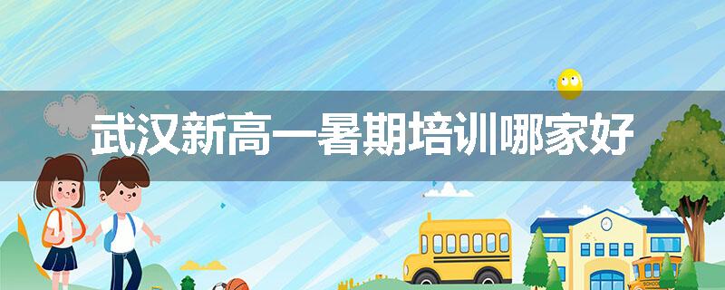 武汉新高一暑期培训哪家好