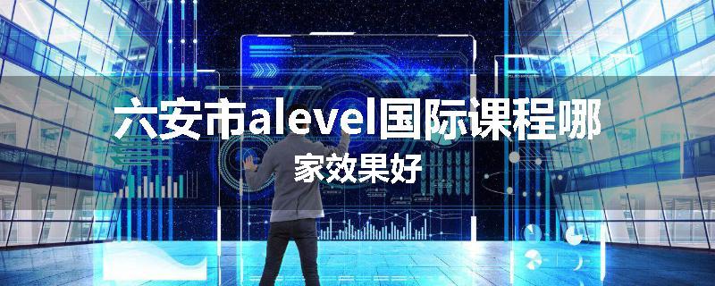 六安市alevel国际课程哪家效果好