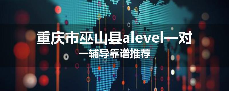 重庆市巫山县alevel一对一辅导靠谱推荐