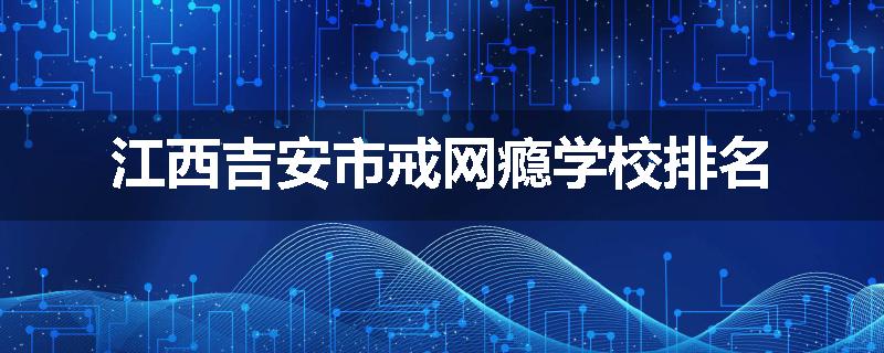 江西吉安市戒网瘾学校排名