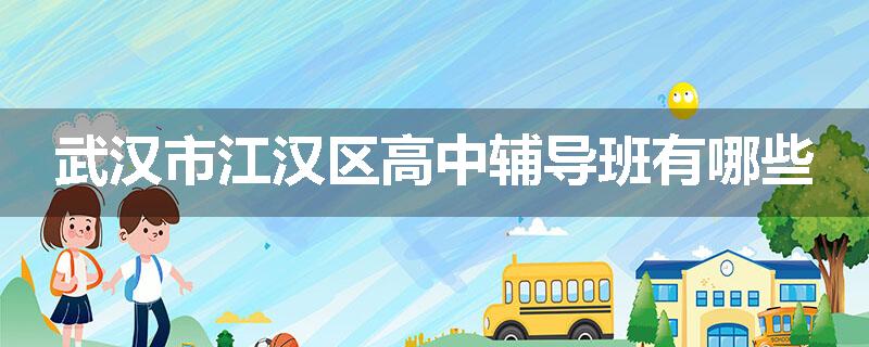 武汉市江汉区高中辅导班有哪些