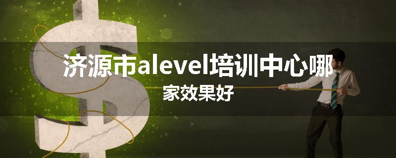 济源市alevel培训中心哪家效果好