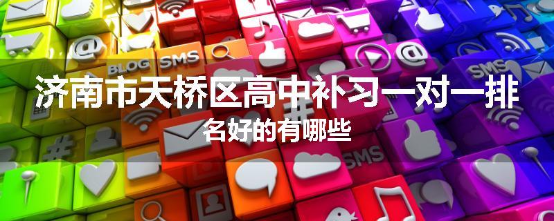 济南市天桥区高中补习一对一排名好的有哪些