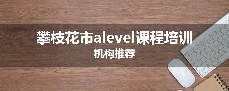攀枝花市alevel课程培训机构推荐