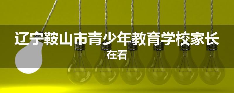 辽宁鞍山市青少年教育学校家长在看