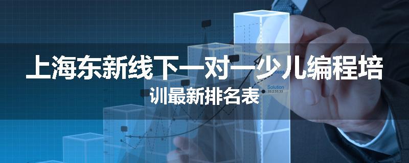 上海东新线下一对一少儿编程培训最新排名表