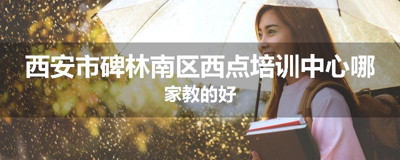 西安市碑林南区西点培训中心哪家教的好