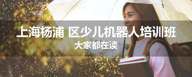 上海杨浦 区少儿机器人培训班大家都在读