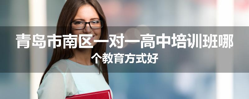 青岛市南区一对一高中培训班哪个教育方式好