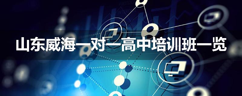 山东威海一对一高中培训班一览