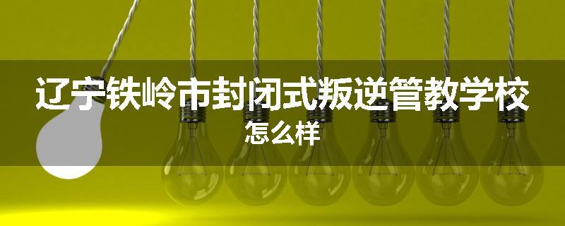 辽宁铁岭市封闭式叛逆管教学校怎么样