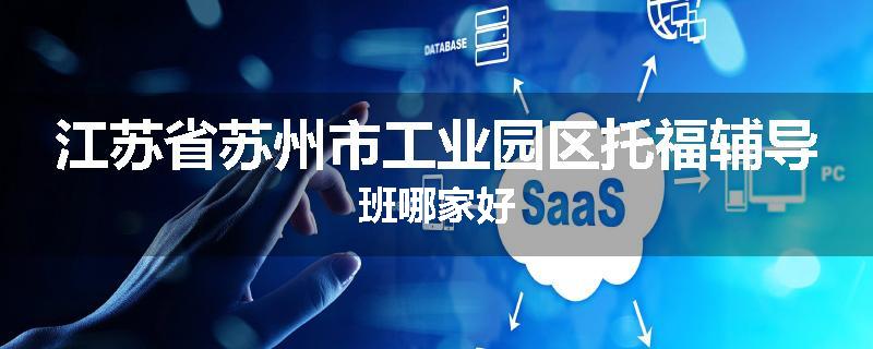 江苏省苏州市工业园区托福辅导班哪家好