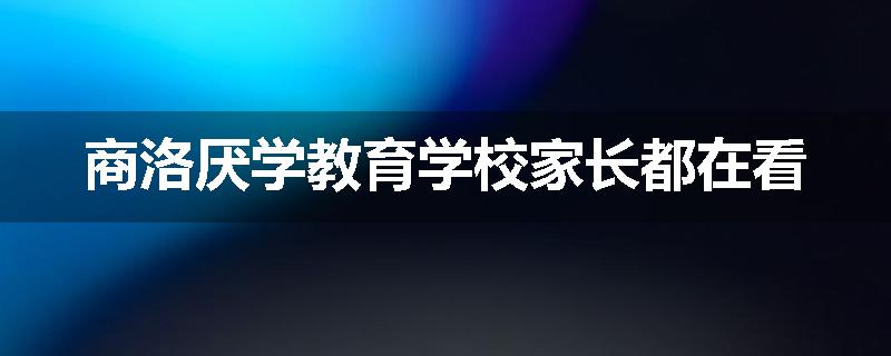商洛厌学教育学校家长都在看