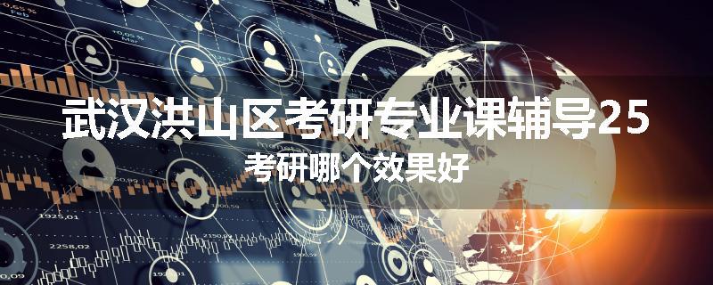 武汉洪山区考研专业课辅导25考研哪个效果好