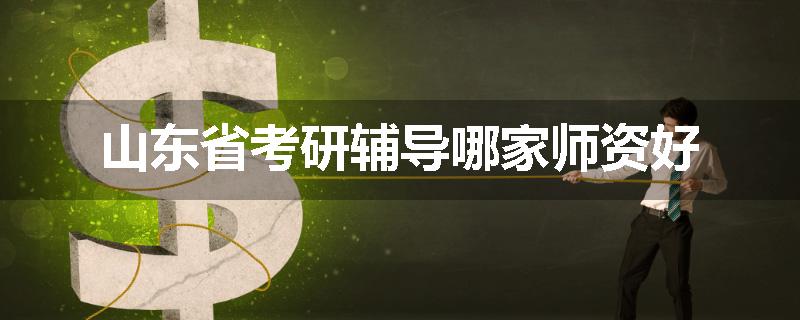 山东省考研辅导哪家师资好