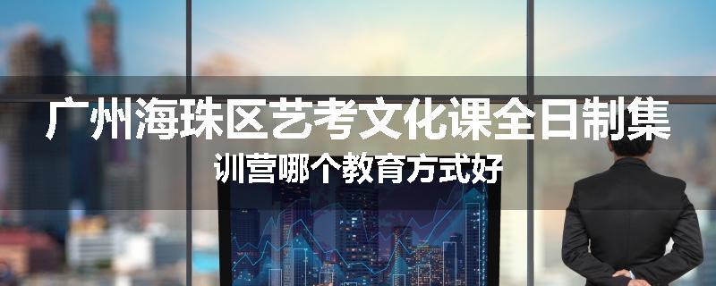 广州海珠区艺考文化课全日制集训营哪个教育方式好