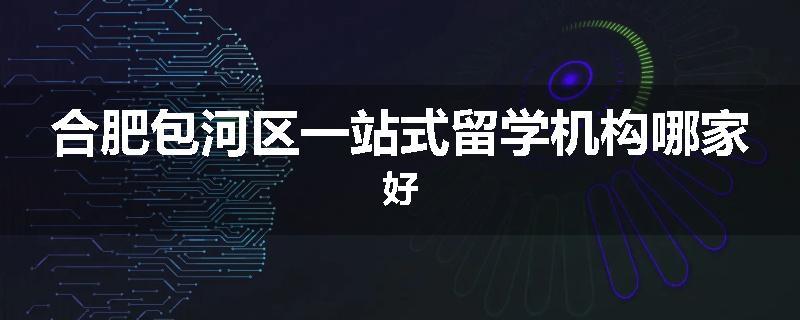 合肥包河区一站式留学机构哪家好