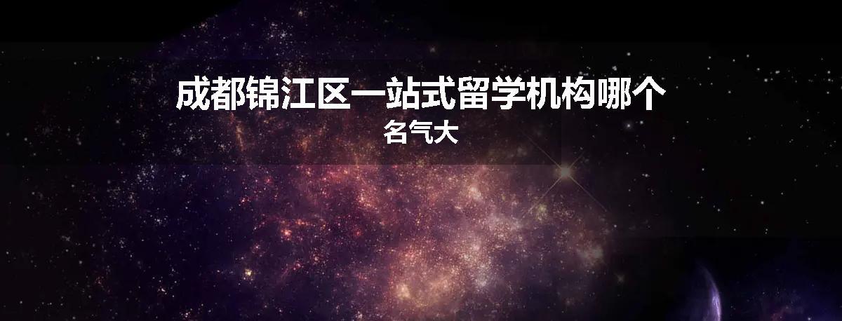 成都锦江区一站式留学机构哪个名气大