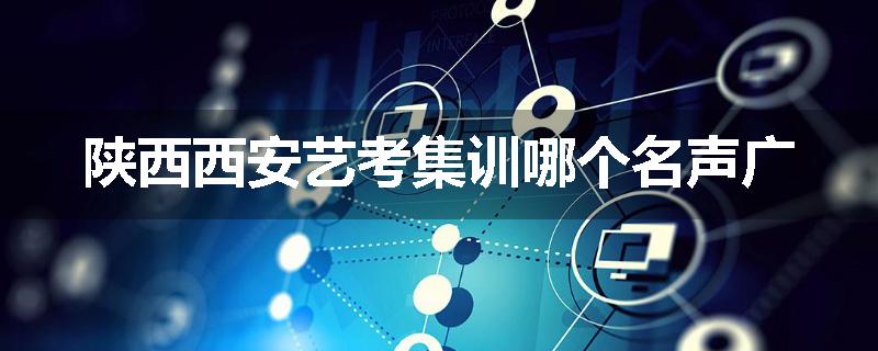 陕西西安艺考集训哪个名声广