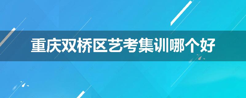 重庆双桥区艺考集训哪个好