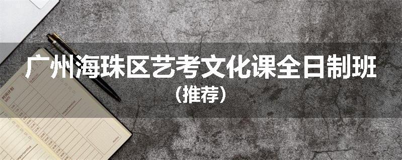 广州海珠区艺考文化课全日制班（推荐）