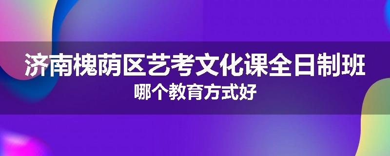 济南槐荫区艺考文化课全日制班哪个教育方式好