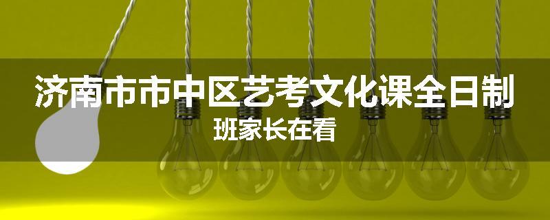 济南市市中区艺考文化课全日制班家长在看