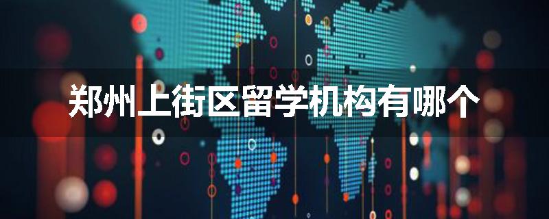 郑州上街区留学机构有哪个