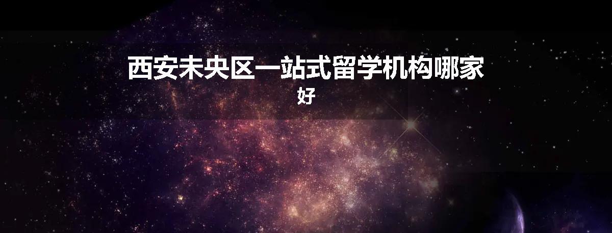 西安未央区一站式留学机构哪家好