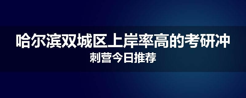哈尔滨双城区上岸率高的考研冲刺营今日推荐