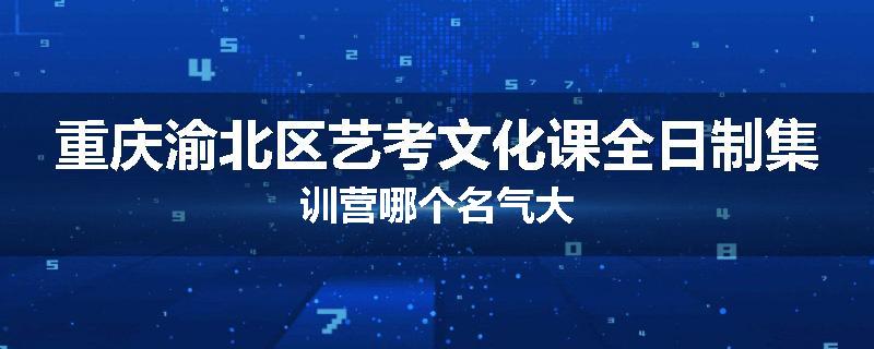 重庆渝北区艺考文化课全日制集训营哪个名气大