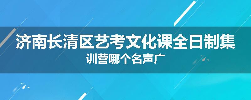 济南长清区艺考文化课全日制集训营哪个名声广
