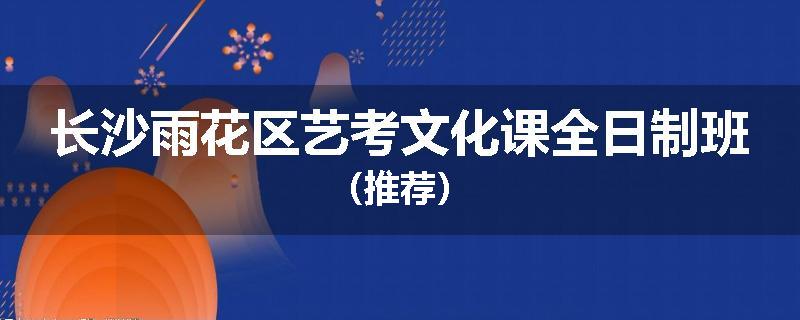 长沙雨花区艺考文化课全日制班（推荐）