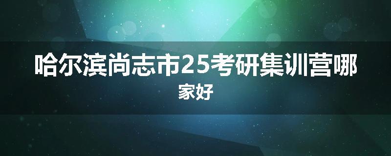 哈尔滨尚志市25考研集训营哪家好