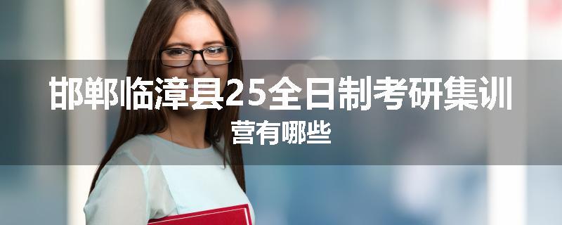 邯郸临漳县25全日制考研集训营有哪些