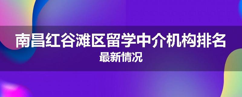 南昌红谷滩区留学中介机构排名最新情况