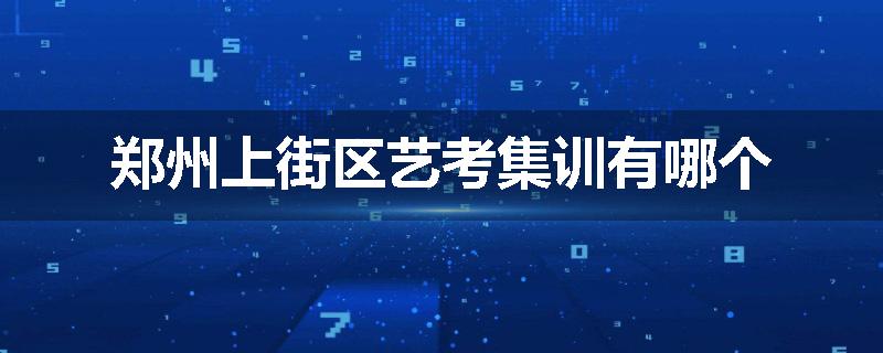 郑州上街区艺考集训有哪个