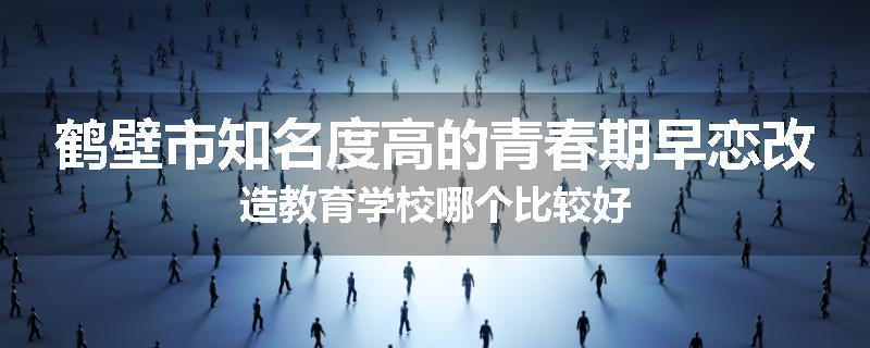 鹤壁市知名度高的青春期早恋改造教育学校哪个比较好