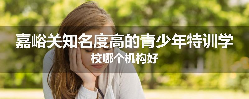 嘉峪关知名度高的青少年特训学校哪个机构好