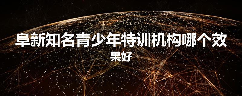 阜新知名青少年特训机构哪个效果好