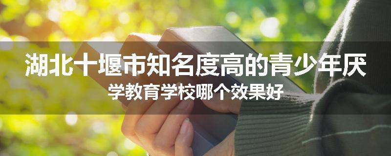 湖北十堰市知名度高的青少年厌学教育学校哪个效果好