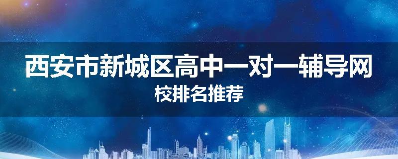 西安市新城区高中一对一辅导网校排名推荐