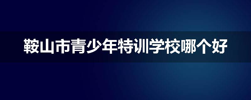 鞍山市青少年特训学校哪个好