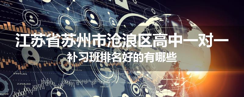江苏省苏州市沧浪区高中一对一补习班排名好的有哪些