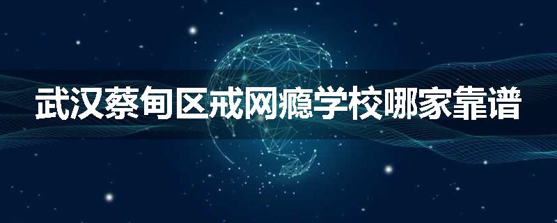武汉蔡甸区戒网瘾学校哪家靠谱
