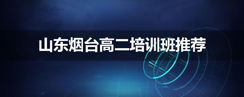 山东烟台高二培训班推荐