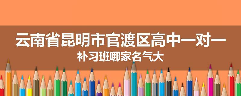 云南省昆明市官渡区高中一对一补习班哪家名气大